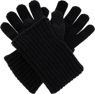 Our Legacy Fold Gloves - Heren - Handschoenen - Zwart - S/M - Wol - Accessoires