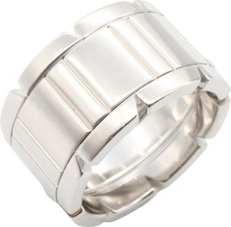 Cartier Silver White Gold (18K) Band Ring (Pre-Owned)