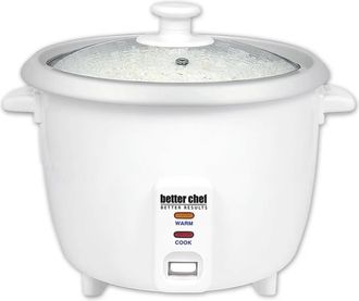 Better Chef Better Chef 8-Cup (16-Cups Cooked) Automatic Rice Cooker - White - IM-400