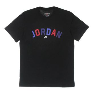 Nike Jordan Training T-Shirts, male, Black, Size: XL Sport DNA Wordmark Tee