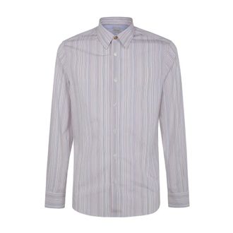 Paul Smith Casual Shirts, male, Multicolor, S, Signature Stripe Slim-Fit Shirt