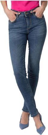 Kocca Ourdekl 319 Denim - Dames - Skinny Jeans - Blauw - W27 - Denim - Jeans