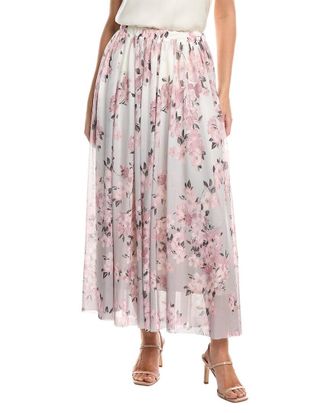 Anne Klein Pull-On Shirred Maxi Ballet Skirt