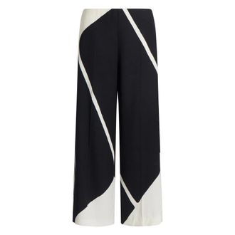 Alberta Ferretti Alberta Ferretti, Wide Trousers, female, Black, Size: XS Wide Trousers