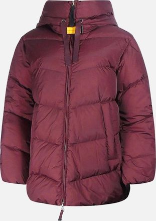 Parajumpers Womens Parajumpers Amane Burgundy Down Jacket - Red - Size: 10/8