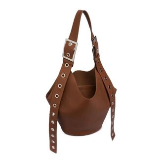 Dondup Shoulder Bags, female, Brown, Size: ONE SIZE Small Hobo Bag