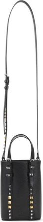 Valentino Garavani Rockstud Bucket Bag - Heren - Handtassen - Zwart - ONE Size - Leer - Tassen