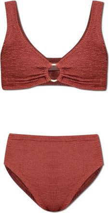 Hunza G Nadine Bikini - Dames - Bikinis - Rood - ONE Size - Badmode