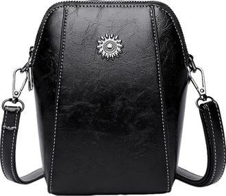 Generic crosbody Phone Bag - Leather Phone Purse, Vertical crosbody Bag | Best Comfortable Travel Purse Work Shopping Cards Cash Glasses And Keys Holder, Pass