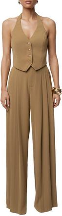 JLUXLABEL Signature Elegance Vest in Olive at Nordstrom, Size Medium