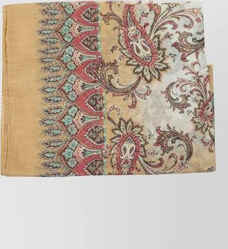 Etro floral-paisley scarf