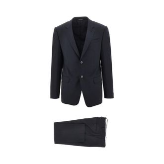 Emporio Armani Stretch wool M Line tailored suit Man 48