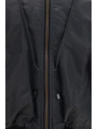 Maison Margiela Mens Bomber Jacket Reversible Dark Grey Polyamide Padded & Down