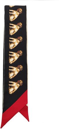 Valentino Garavani Scarfs Nero-Beige/Burro-Beige-Donna