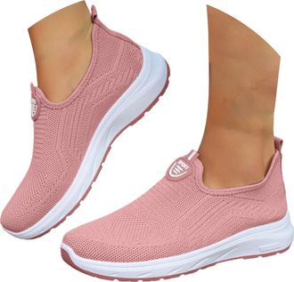 Generic Orthopaedic Shoes Slip on Trainers Women Wide Fit Womens Ladies Arch Support Platform Comfortable Orthopedic Walking Lightweight Breathable Canvas Mes