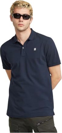 G-Star Tops, Heren, Blauw, S, Katoen, Dunda Slim Polo