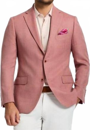 Robert Graham Mclaine Woven Sportcoat In Coral