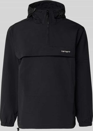 Carhartt Work in Progress Windbreaker mit Label-Stitching in Black, Gr&ouml;&szlig;e XXL