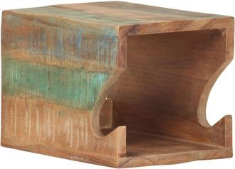 vidaXL Vidaxl - Soporte Para Bicicletas De Pared 35x25x25 Cm Madera Reciclada N/a