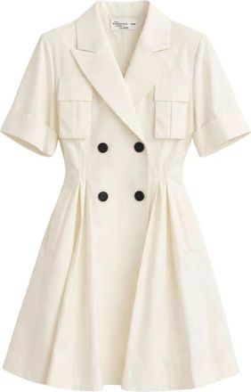sacai Kleedjes White - Dames - Korte kleedjes - Wit - S - Katoen - Kleedjes