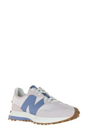 New Balance 327 Sneaker in Pink Salt/Fairweather Blue at Nordstrom, Size 10.5