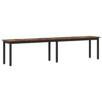 vidaXL Panchina Quercia Fumosa 200 X 35 X 45 Cm Legno Ingegnerizzato Vidaxl