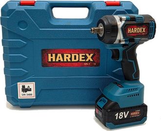 OEM Llave De Impacto Sin Escobillas Hardex 600 Nm 2 Bater&iacute;as De 4,0 Ah Cargador Accesorios