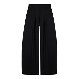 Cortana Wide Pleated Trousers - female - Cortana - Tapered Trousers - Black - 2XS - Trousers