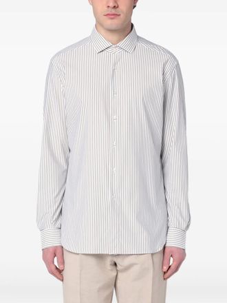 Xacus Camicia a righe - Bianco