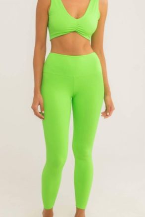 Montce Swim Wide Band Legging In Lima Micro Rib