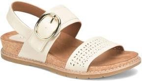 S&ouml;fft Garland Sandal in Bone at Nordstrom Rack, Size 7.5