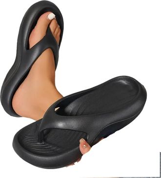 Generic Orthopedic Flip Flops for Women Summer Soft Flip Flops Casual Platform Sandals Dressy Non-Slip Comfortable Lightweight Outdoor Beach Walking Shoes