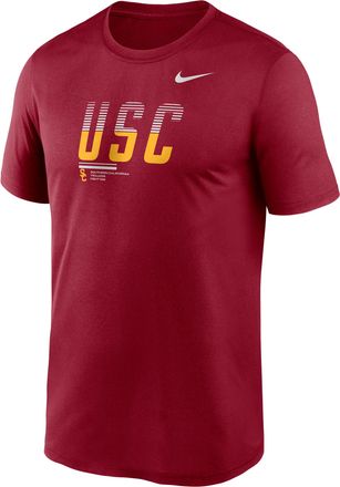 Nike USC Sideline Legend Nike Mens Dri-FIT College T-Shirt in Red | 02TI69WSCJ-7SB