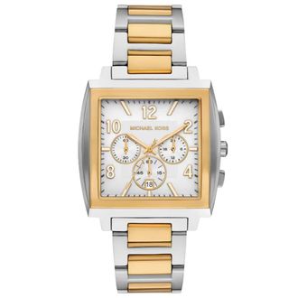 Michael Kors Rhys Chronograph Quartz Silver Dial Mens Watch MK9240
