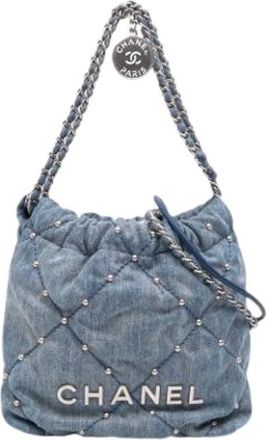 Chanel Pre-owned Bolso Satchel de Mezclilla - Pre-owned - Mujer - Azul - ONE SIZE
