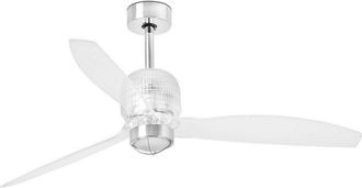 Netlighting Deco LED Chrome Ceiling Fan with DC Motor 3000K