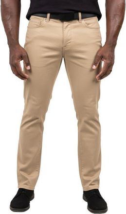 Maceoo Marthyr001 Brown Slim Stretch 5-Pocket Pants at Nordstrom, Size 32