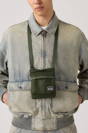 Levi's Mission Bay Crossbody Pouch - Hombre - One Size - Green / Ivy Green
