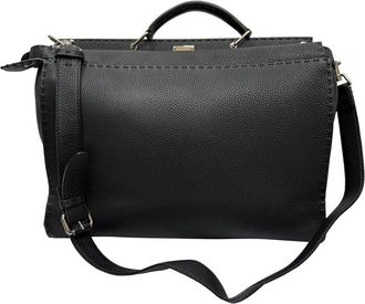 Fendi Fendi Selleria Peekaboo Xl Top Handle Bag (Authentic Pre-Loved)
