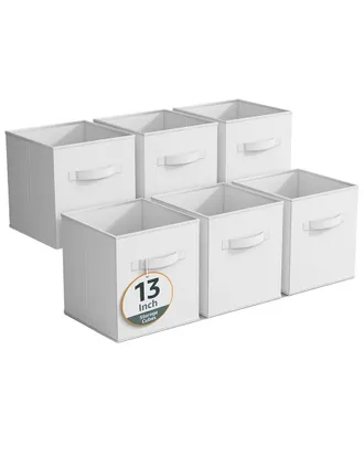 Sorbus Pack Of Six 13In Large Storage Bins