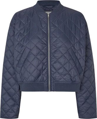 Modstr&ouml;m Hank MD Jacket - Dames - Winterjassen - Blauw - XL - Leer - Jassen