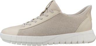 Geox D Flextride Plus - Dames - Sneakers - Beige - 40 EU - Leer - Schoenen