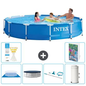 Intex Piscina Con Estructura Redonda - 366x76 Cm - 7-piezas S119