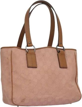 Gucci Pre-owned Tote Bags, female, Pink, Size: ONE SIZE Pre-owned Vintage Tote Bag