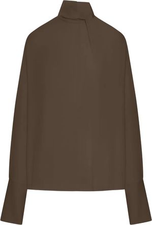 Tom Ford Blusa a collo alto - Marrone