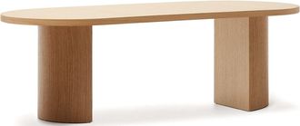 K Home Ovaler Design Esstisch Nelly Eiche - 240 x 100 cm