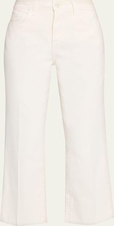 L'agence Wanda High-Rise Cropped Wide Jeans