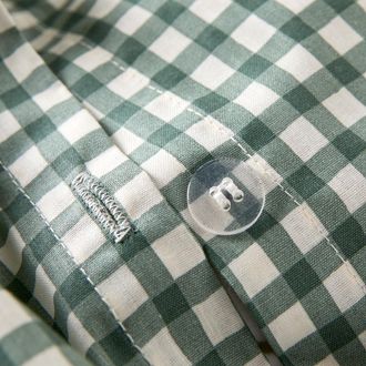 La Redoute Interieurs Beddengoed 30% gerecycled katoen, vierkante kussensloop, geruit, LESIA