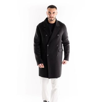 Paolo Pecora Uomo, Cappotti, Nero, S, new