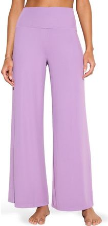 Spiritual Gangster Journey Wide Leg Pants in Amethyst at Nordstrom, Size X-Small